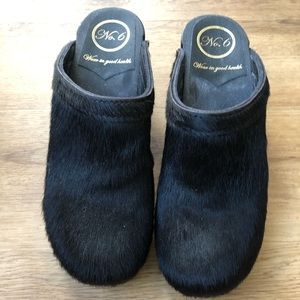 No. 6 Pony Hair Clogs